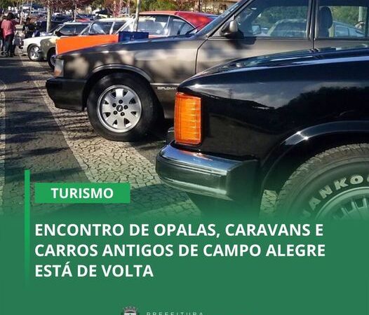 ENCONTRO DE OPALAS, CARAVANS E CARROS ANTIGOS DE CAMPO ALEGRE ESTÁ DE VOLTA