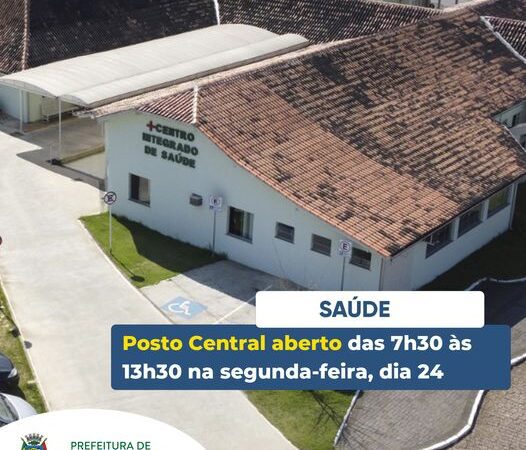 POSTO CENTRAL ABERTO NA SEGUNDA- FEIRA