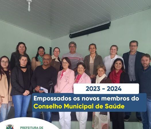 NOVOS MEMBROS DO CONSELHO MUNICIPAL DE SAÚDE