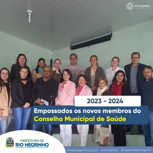 NOVOS MEMBROS DO CONSELHO MUNICIPAL DE SAÚDE