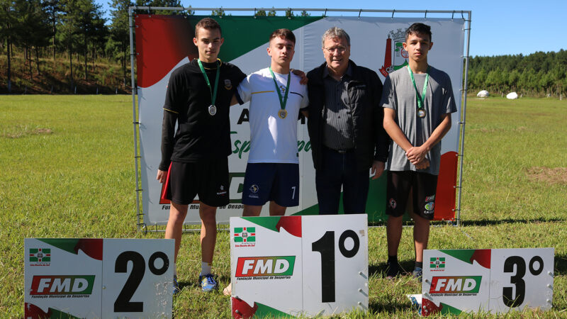 Premiação ao Atletismo na fase municipal dos JESC