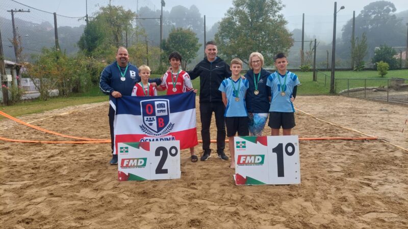 Fase municipal dos JESC: Campeões do Vôlei de Praia