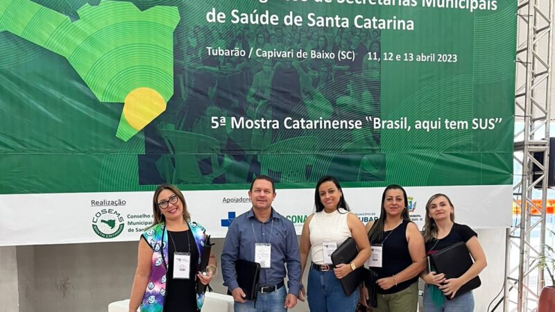 Monte Castelo se destaca na 5ª Mostra Catarinense “Brasil, aqui tem SUS”