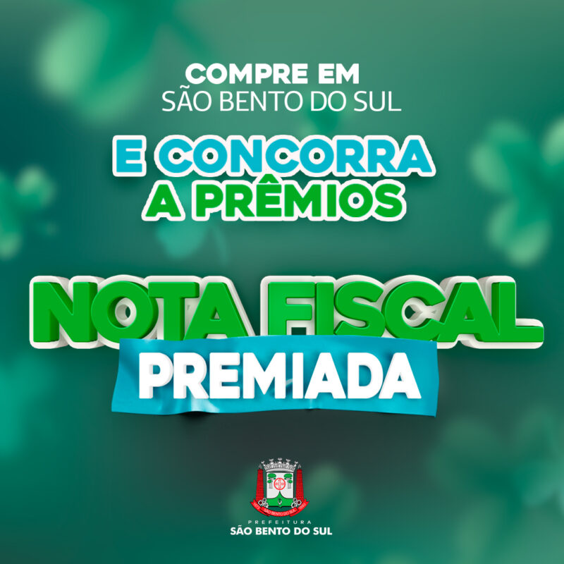 Nota Fiscal Premiada – Sorteio de R$ 1 mil é nesta sexta-feira