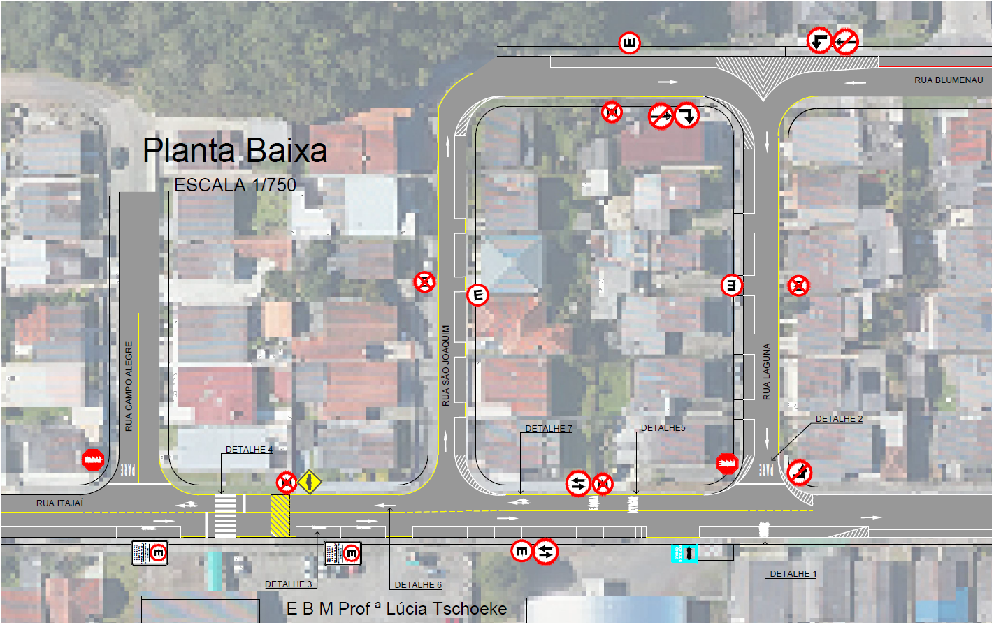 Mudanças de trânsito no bairro Brasília