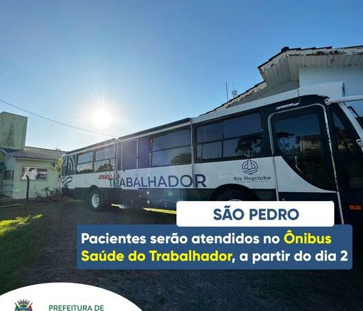 Atenção moradores do bairro São Pedro!