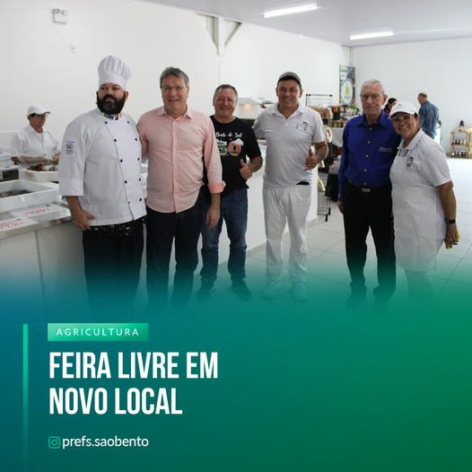 FEIRA LIVRE EM NOVO LOCAL