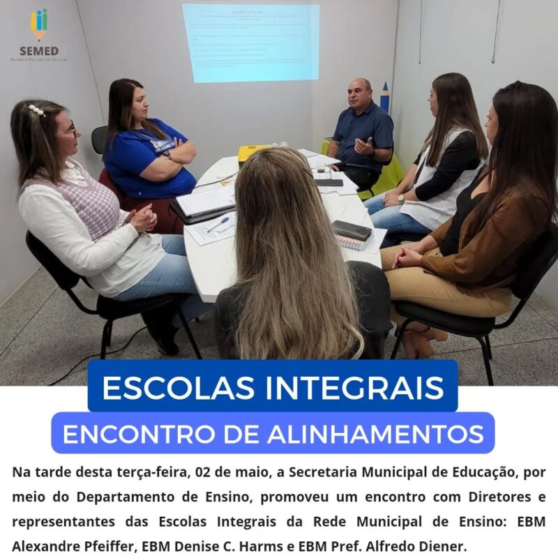 Escola Integral: encontro com diretores e representantes para alinhamentos