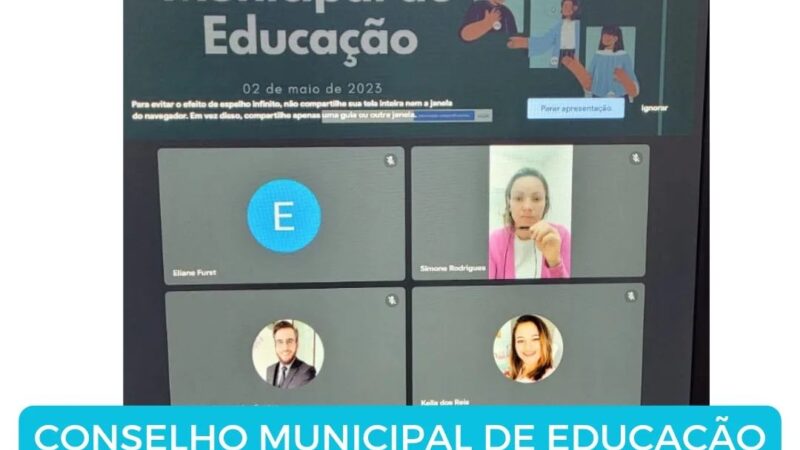 Conselho Municipal de Educação analisa alteração do calendário escolar*