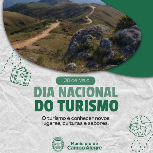 08 de maio dia nacional do Turismo.