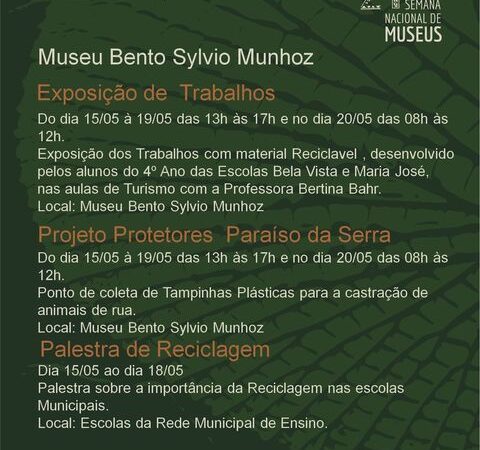 SEMANA NACIONAL DE MUSEUS