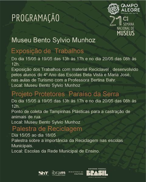 SEMANA NACIONAL DE MUSEUS