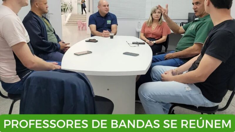 Professores de Bandas Marciais se reúnem na SEMED