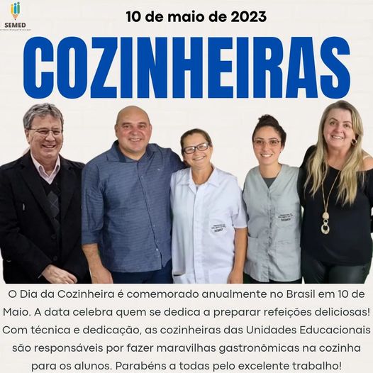 O Dia da Cozinheira é comemorado anualmente no Brasil em 10 de Maio.