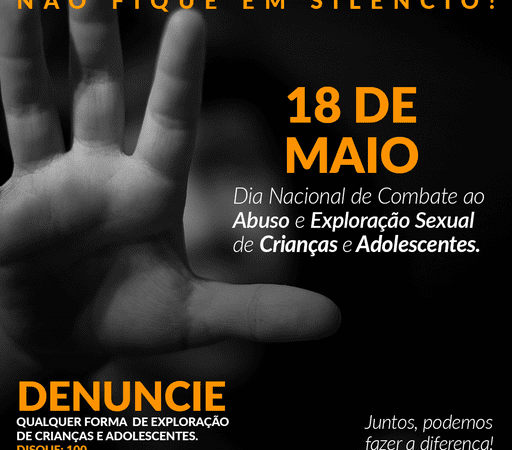 Não feche os olhos para a violência contra crianças e adolescentes.