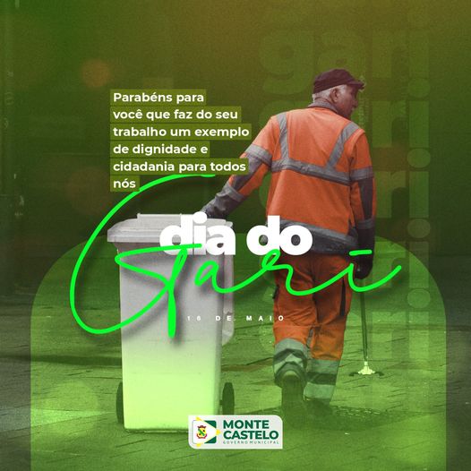 16 de Maio – Dia Nacional do Gari