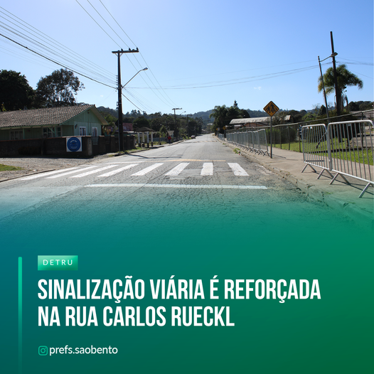 SINALIZAÇÃO REFORÇADA