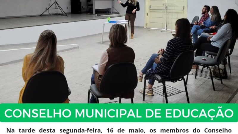 Resultados do Plano Municipal de Educação foram apresentados para o Conselho Municipal de Educação*