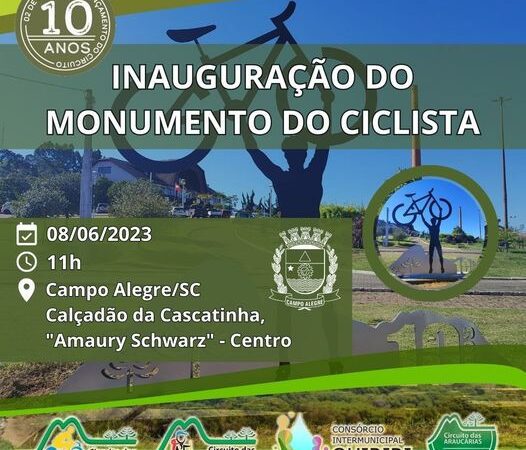 INAUGURAÇÃO DO MONUMENTO DO CICLISTA