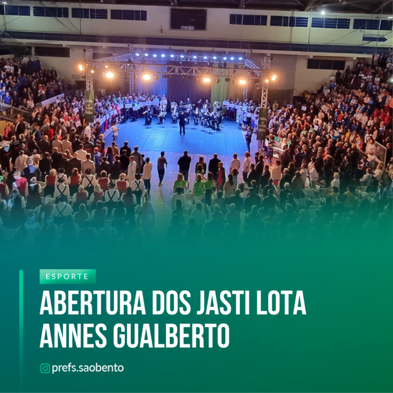 ABERTURA DOS JASTI LOTA GINÁSIO