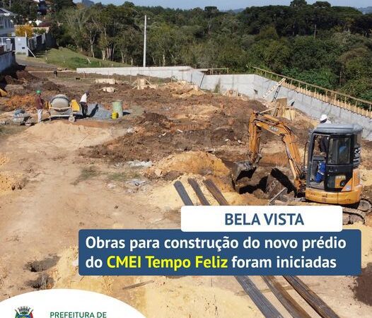 OBRAS FORAM INICIADAS