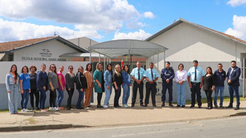 Vigilantes iniciam trabalho nas escolas de Papanduva.