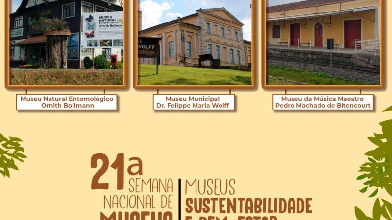 Programação da Semana de Museus em São Bento do Sul