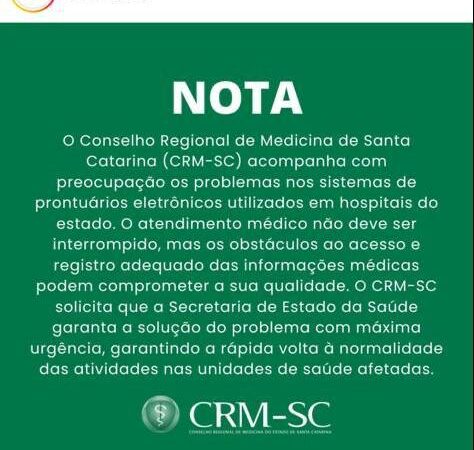 CRM-SC recebe denúncias