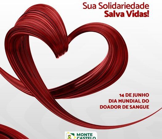 4 de Junho – Dia Mundial do Doador de Sangue