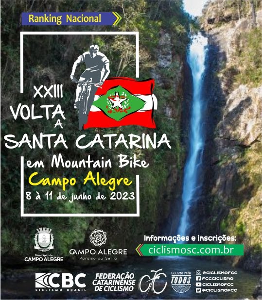 XXIII VOLTA A SANTA CATARINA EM MOUNTAIN BIKE ACONTECE NESTE FERIADO E FINAL DE SEMANA