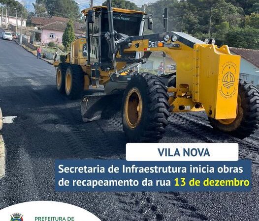 SECRETARIA DE INFRAESTRUTURA INICIA OBRAS