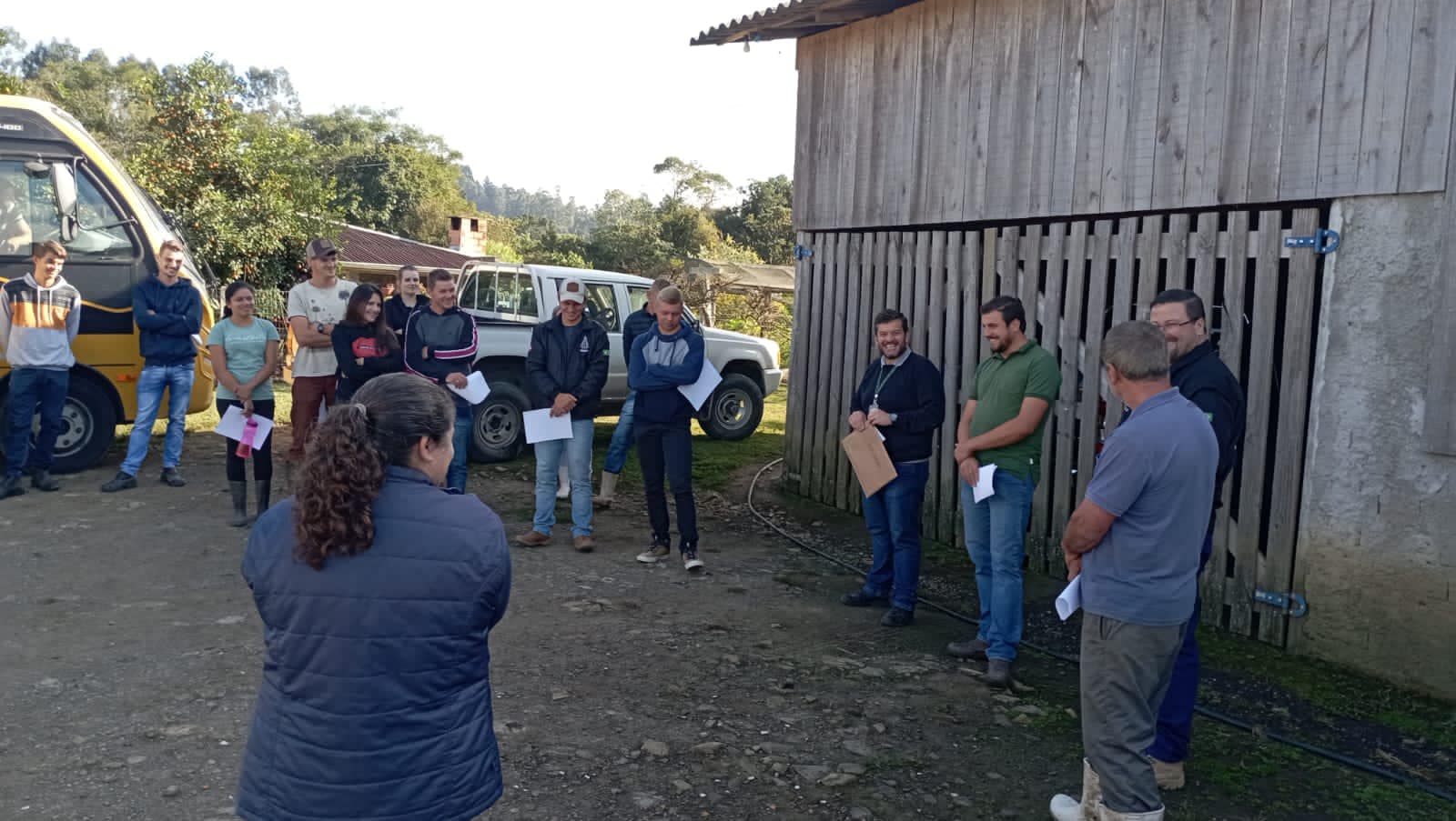 Projeto de juventude rural e escolares