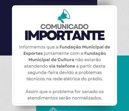 COMUNICADO IMPORTANTE