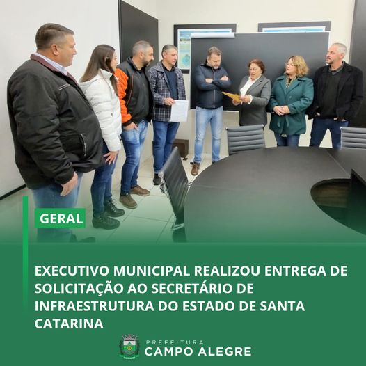 ENCONTRO COM O SECRETÁRIO DE ESTADO DE INFRAESTRUTURA E MOBILIDADE DE SANTA CATARINA