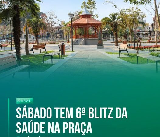 Sábado tem 6ª Blitz da Saúde