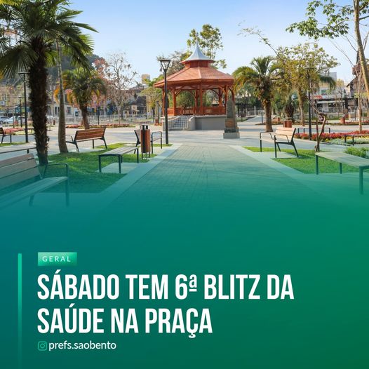 Sábado tem 6ª Blitz da Saúde