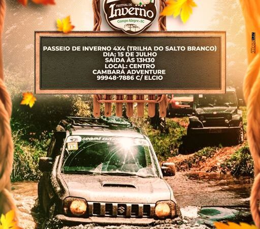 Passeio de Inverno 4×4 (Trilha do Salto Branco)