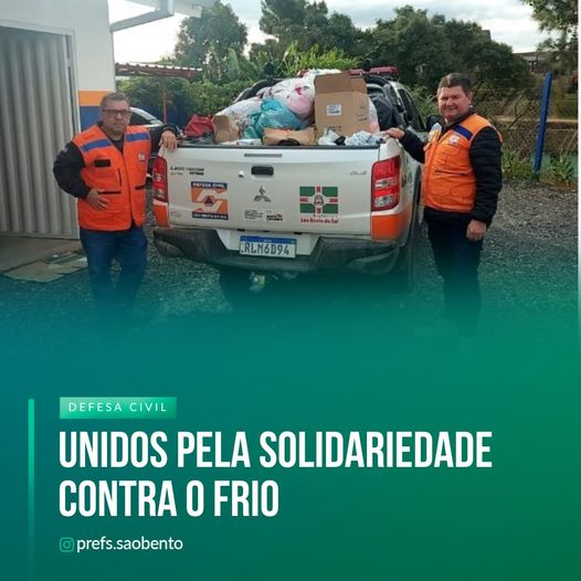 SOLIDARIEDADE CONTRA O FRIO