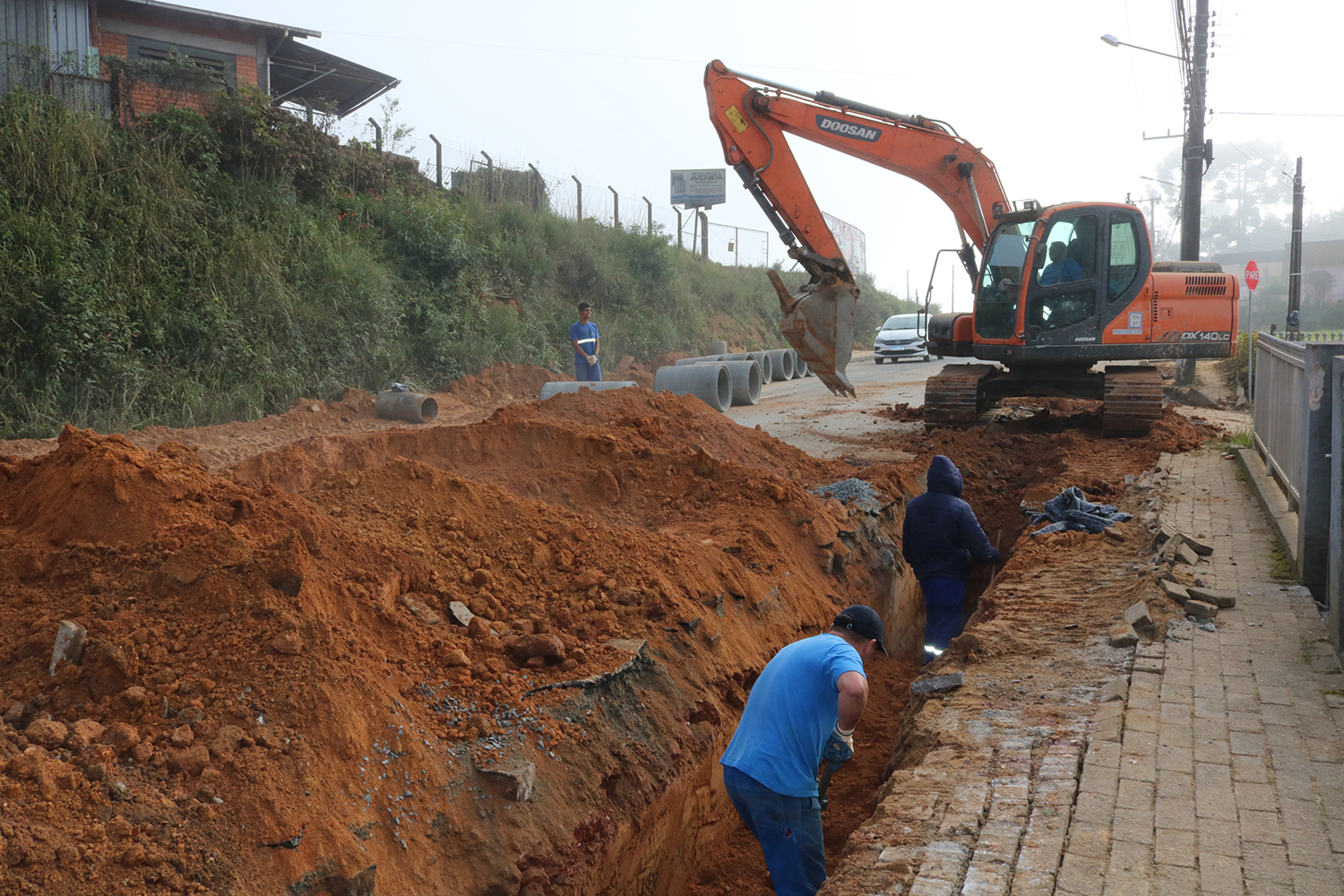 Obras: Rua José Rückl tem acesso liberado neste final de semana