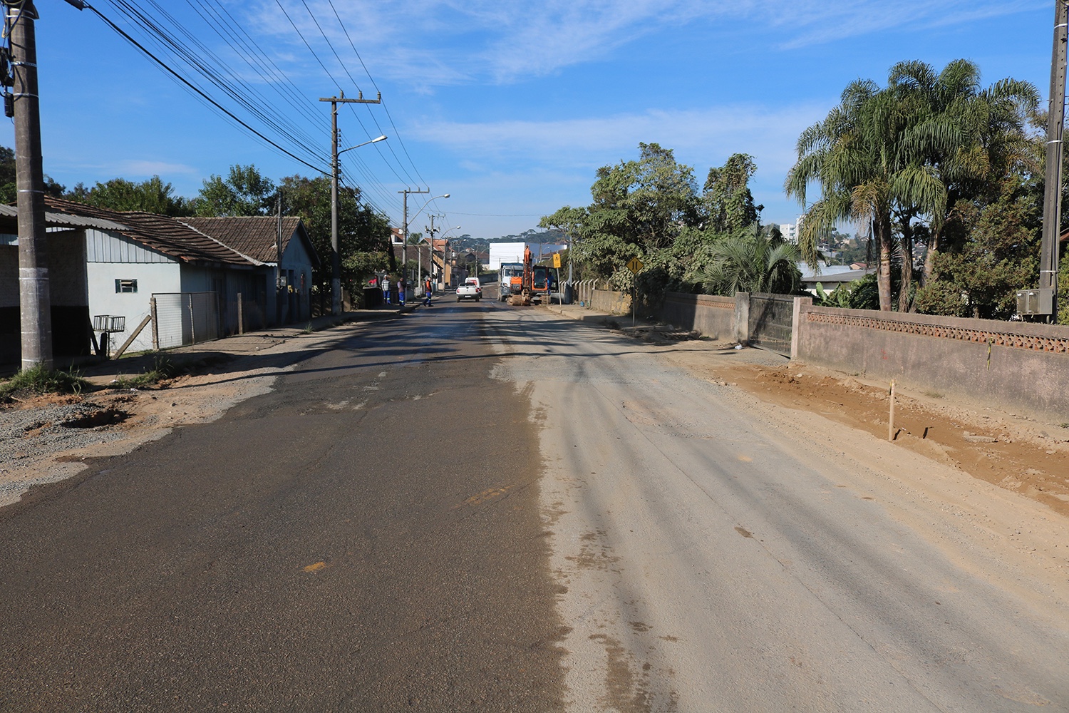 Obras avançam na rua José Rückl