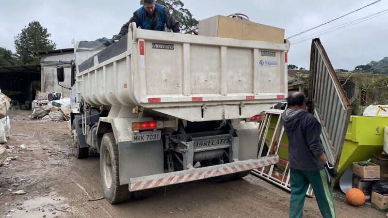 22 toneladas recolhidas com o programa São Bento Sempre Limpa