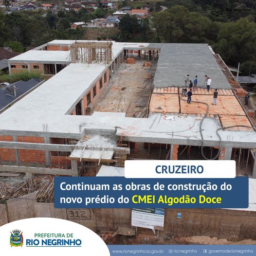 CONTINUAM AS OBRAS DO CMEI ALGODÃO DOCE