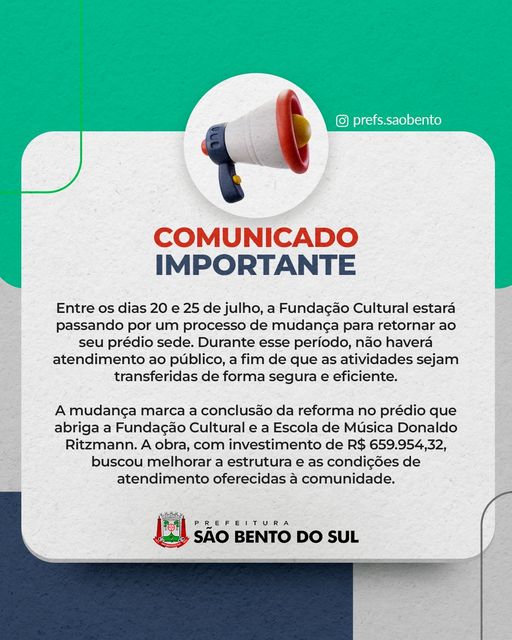 COMUNICADO IMPORTANTE