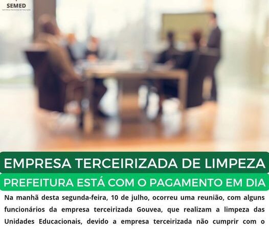 Secretaria Municipal de Educação entrará com processo administrativo contra empresa