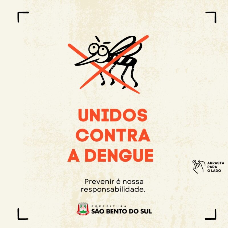 Não dê chances para a Dengue!