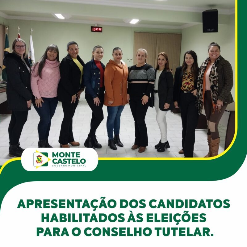 CANDIDATOS PARA O CONSELHO TUTELAR