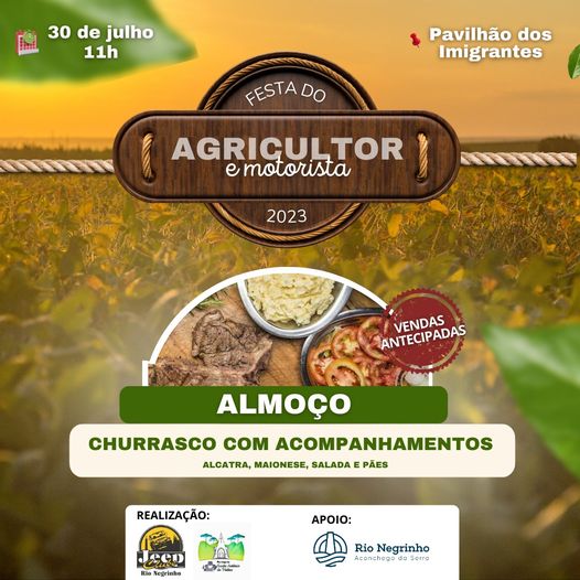 Que tal participar da Festa do Agricultor e Motorista 2023 e ajudar o nosso hospital?