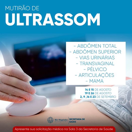 MUTIRÃO DE ULTRASSOM