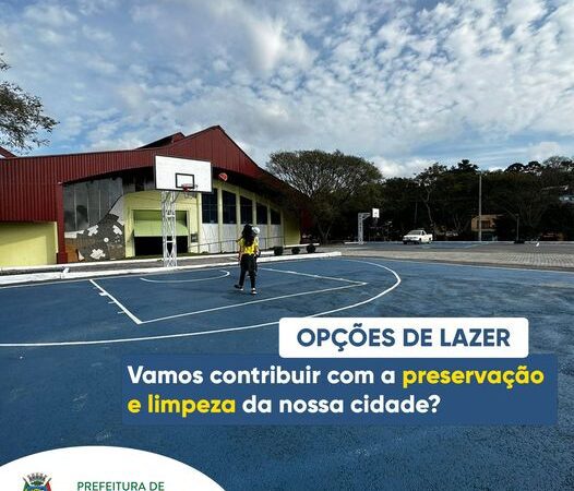 OPCÕES DE LAZER