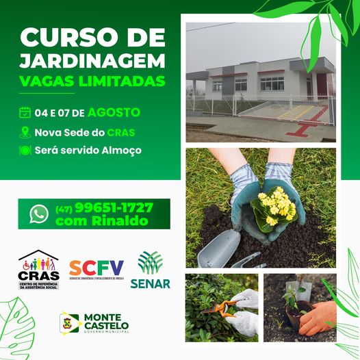 CURSO DE JARDINAGEM